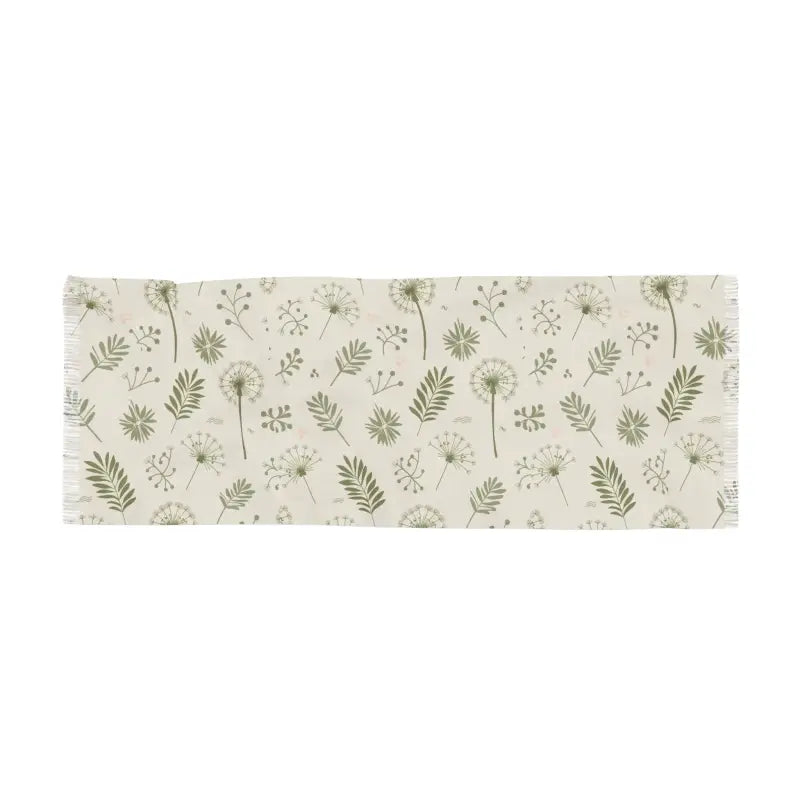Lightweight Scarf - Dandelions and Leaves Print - DipaliZ