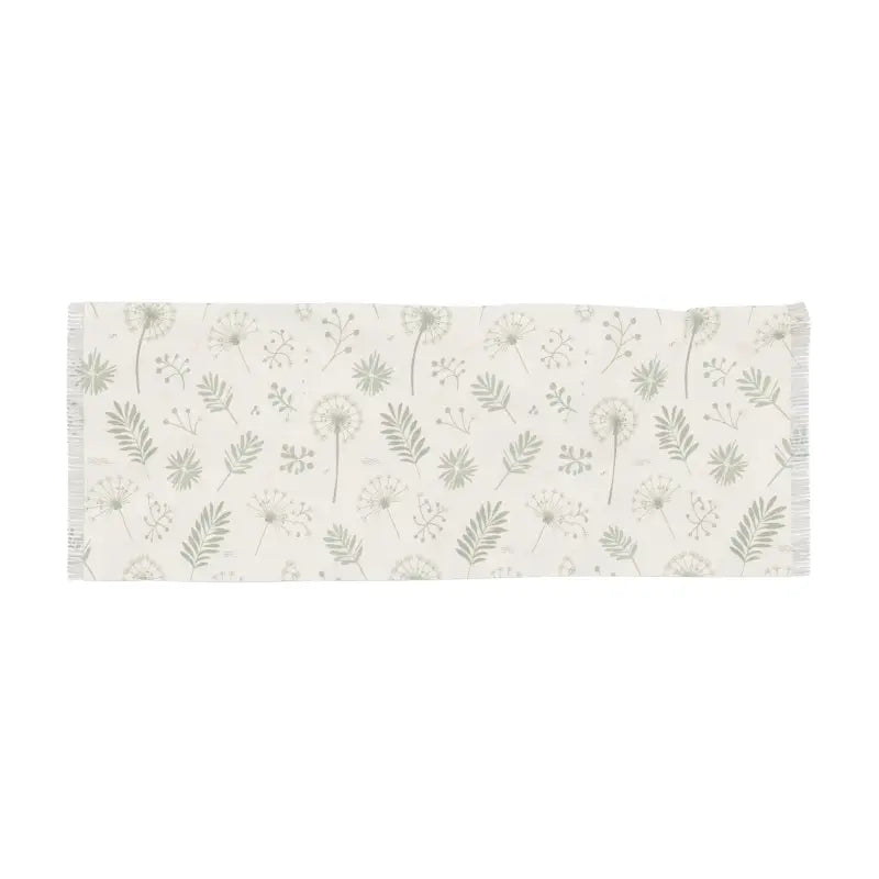 Lightweight Scarf - Dandelions and Leaves Print - DipaliZ