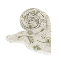 Lightweight Scarf - Dandelions and Leaves Print - DipaliZ