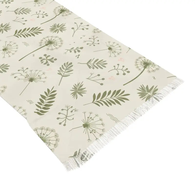 Lightweight Scarf - Dandelions and Leaves Print - DipaliZ