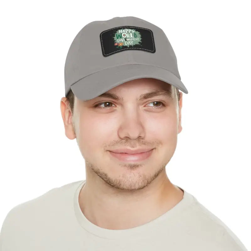 Eco Dad Hat - Bio-Washed Chino Twill World Environment Day - DipaliZ