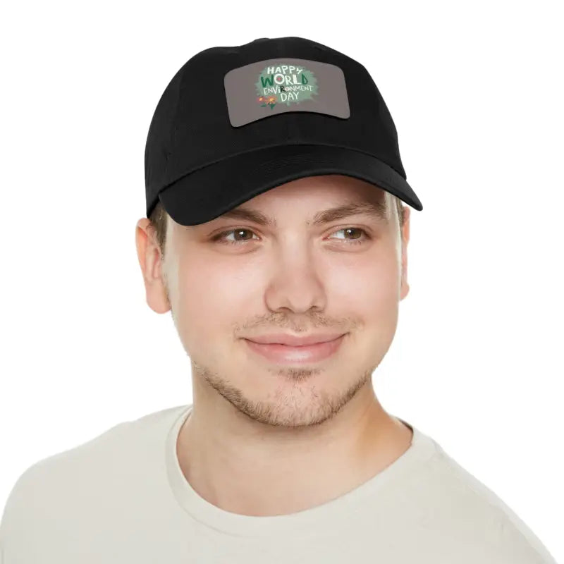 Eco Dad Hat - Bio-Washed Chino Twill World Environment Day - DipaliZ