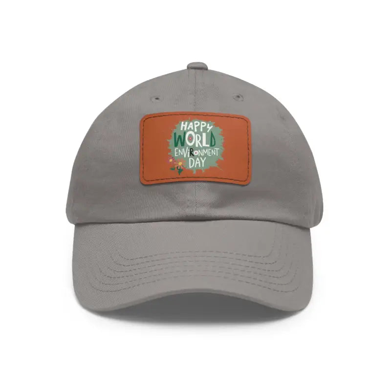 Eco Dad Hat - Bio-Washed Chino Twill World Environment Day - DipaliZ