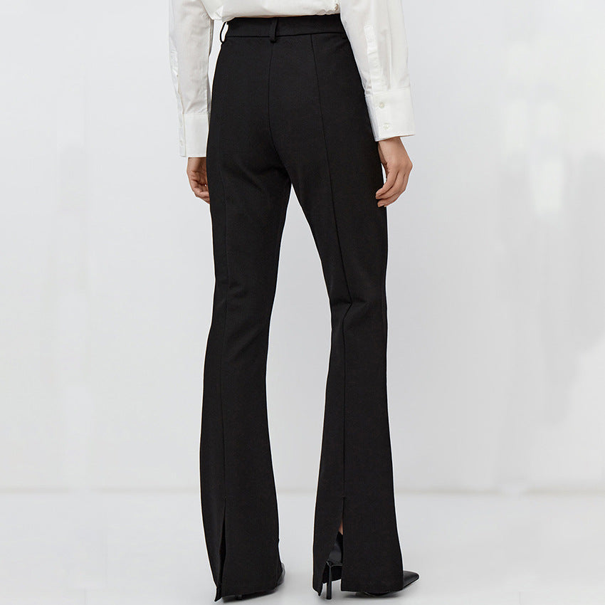 Slim Fit Casual Suit Pants For Women