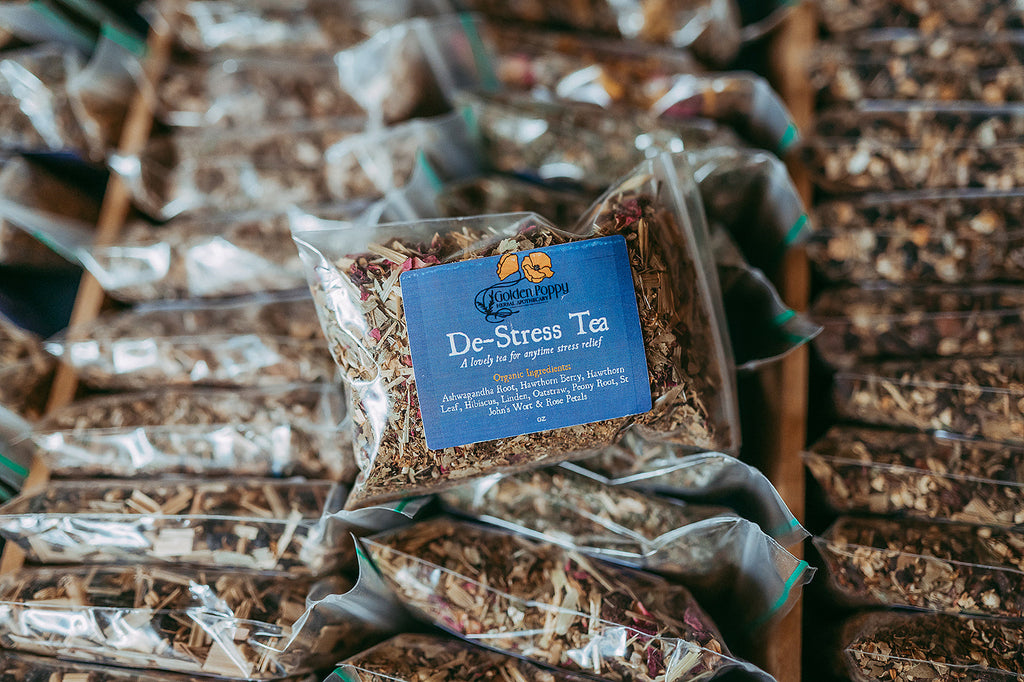 De-Stress Tea, 14oz Tube (104g)