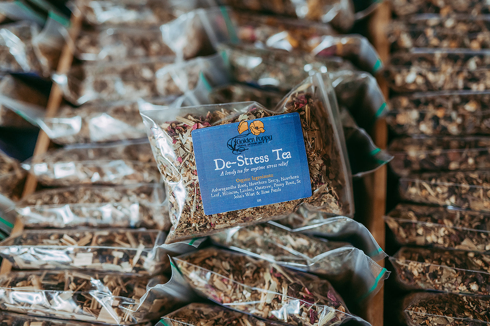 De-Stress Tea, 14oz Tube (104g)