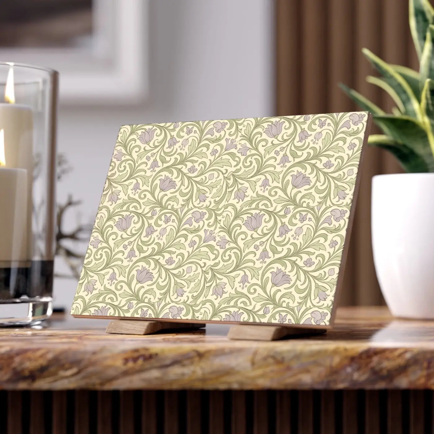 Custom Ceramic Photo Tile - Stylish Home Decor Wall Art - DipaliZ