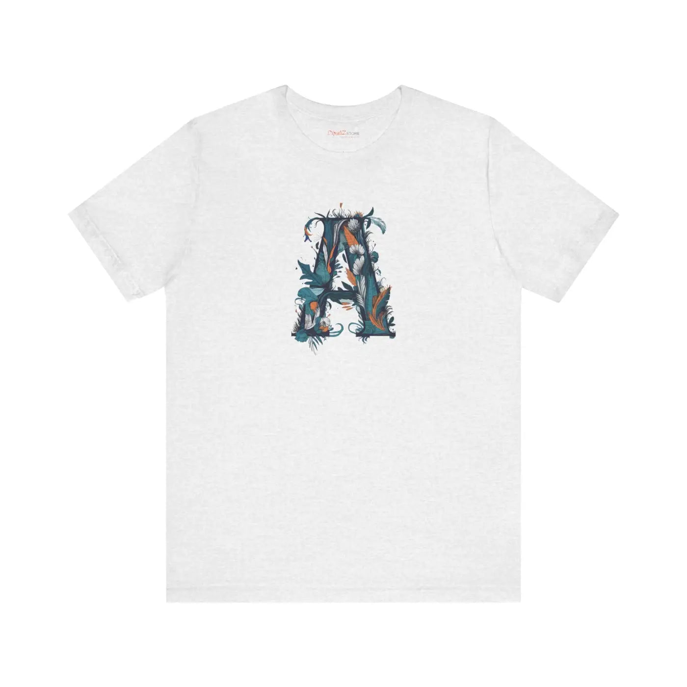 Decorative Letter A Unisex Jersey Short Sleeve Tee - DipaliZ