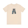 Decorative Letter A Unisex Jersey Short Sleeve Tee - DipaliZ