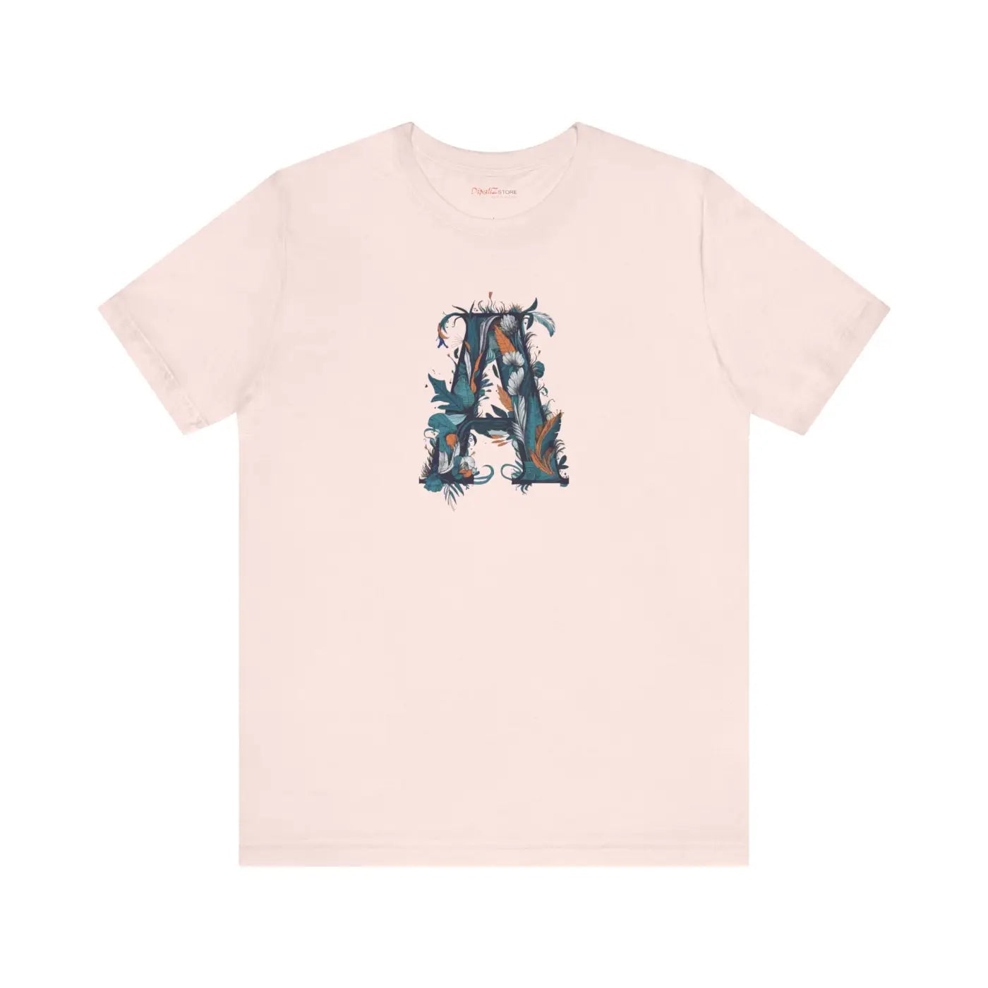 Decorative Letter A Unisex Jersey Short Sleeve Tee - DipaliZ