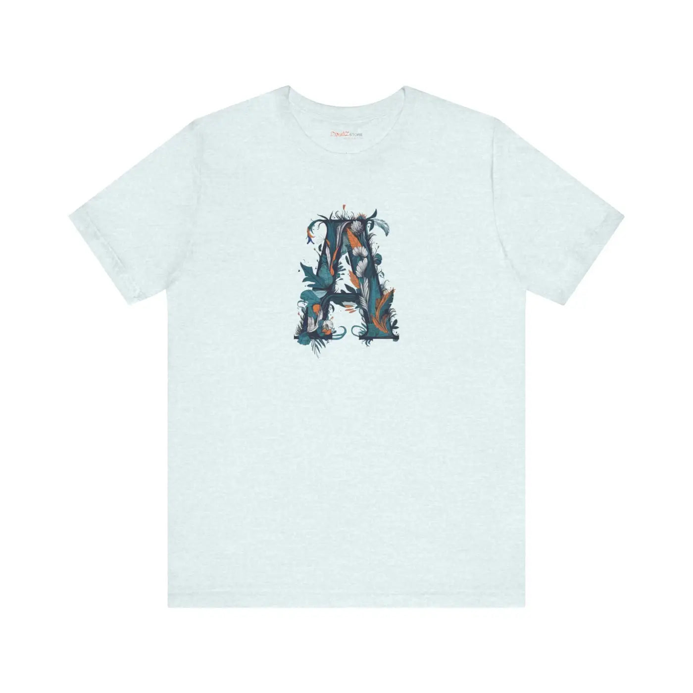 Decorative Letter A Unisex Jersey Short Sleeve Tee - DipaliZ