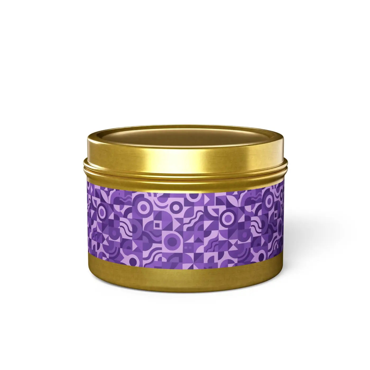 Hand-Poured Coconut Soy Candle - Reusable Decorative Tin - DipaliZ