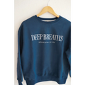 Deep Breaths Adult Pullover Sweatshirt