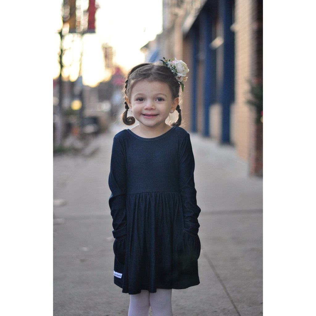 Denim Long Sleeve Bella Dress