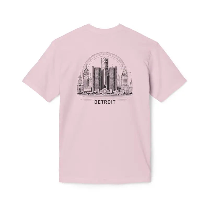 Detroit City Skyline Cotton Tee - Urban Style - DipaliZ