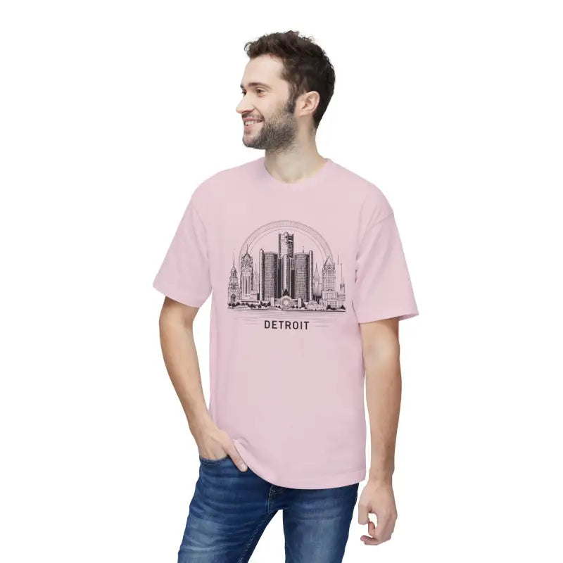 Detroit City Skyline Cotton Tee - Urban Style - DipaliZ