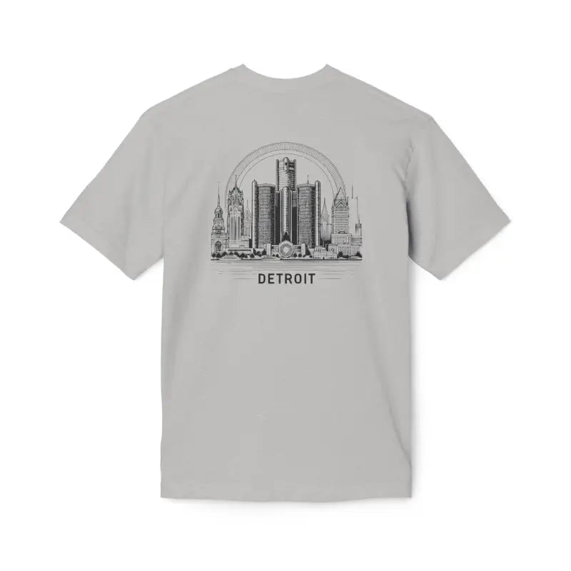 Detroit City Skyline Cotton Tee - Urban Style - DipaliZ