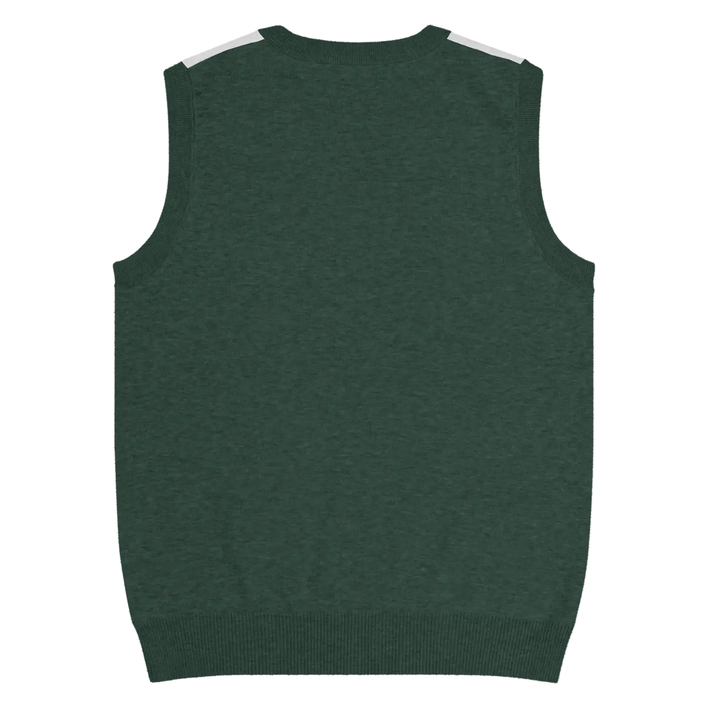 Knit V-Neck Vest - Diagonal Stripes Retro Chic - DipaliZ