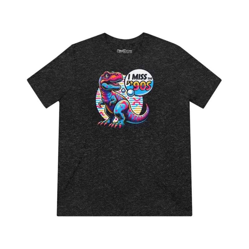 Nostalgic Dinosaur Unisex Triblend Tee - 90s Throwback - DipaliZ