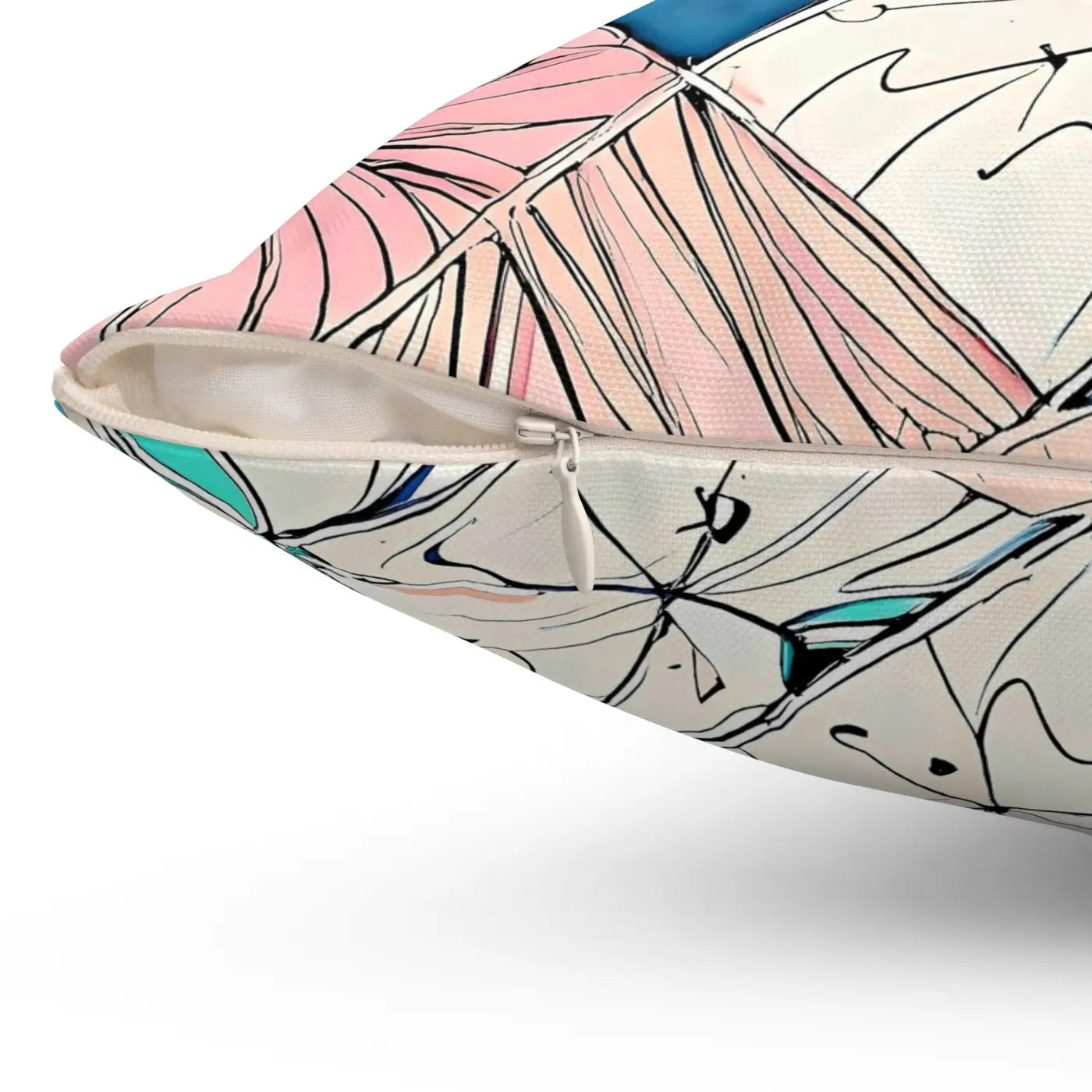 Polyester Square Pillow - Abstract Pattern Design - DipaliZ