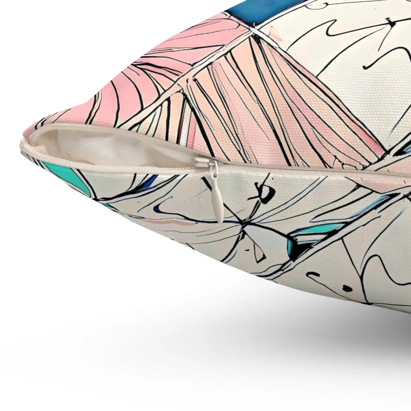 Polyester Square Pillow - Abstract Pattern Design - DipaliZ