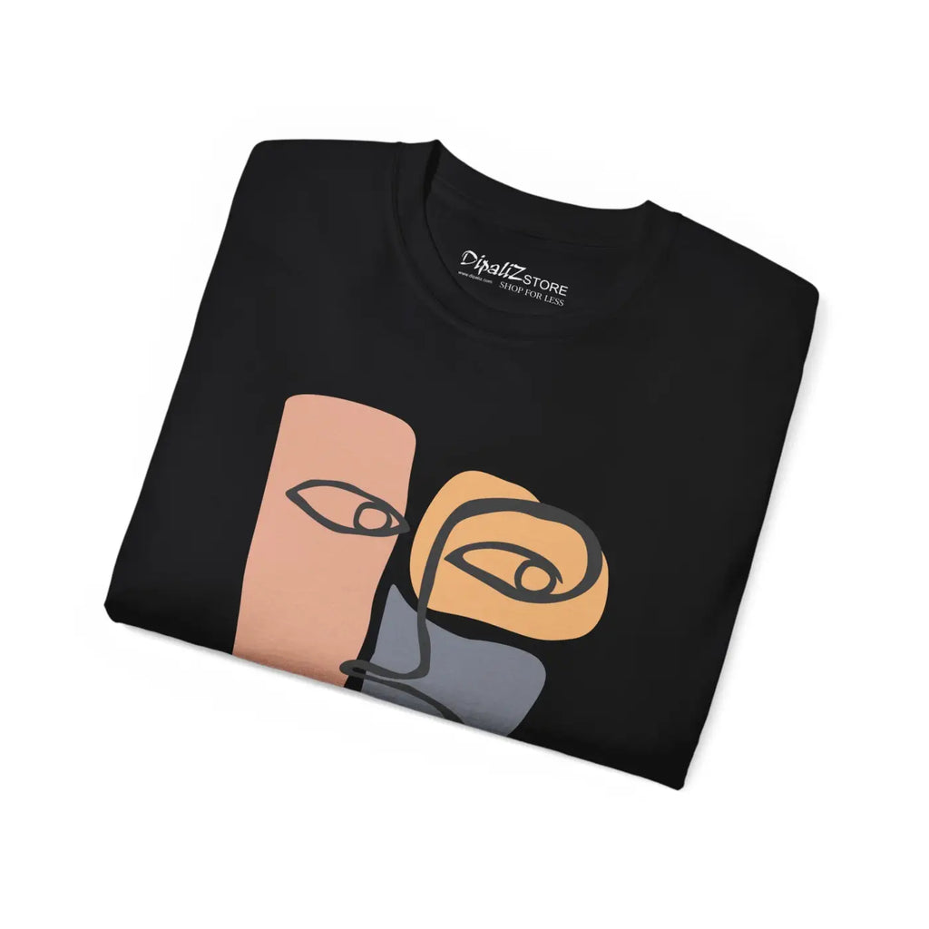 Ultra Cotton Tee - Abstract Face Design - DipaliZ