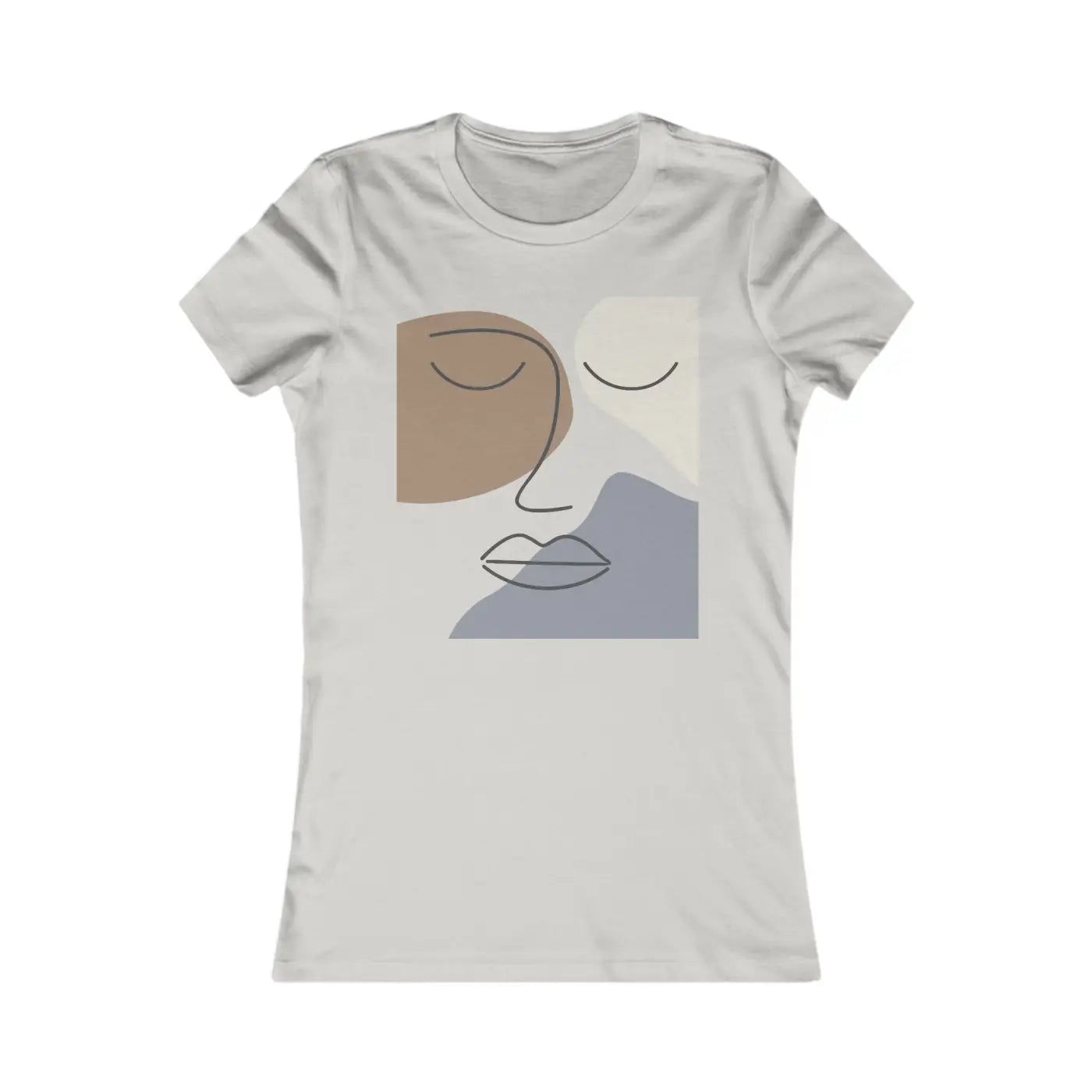 Women's Favorite Tee - Abstract Face Comfort Style - DipaliZ