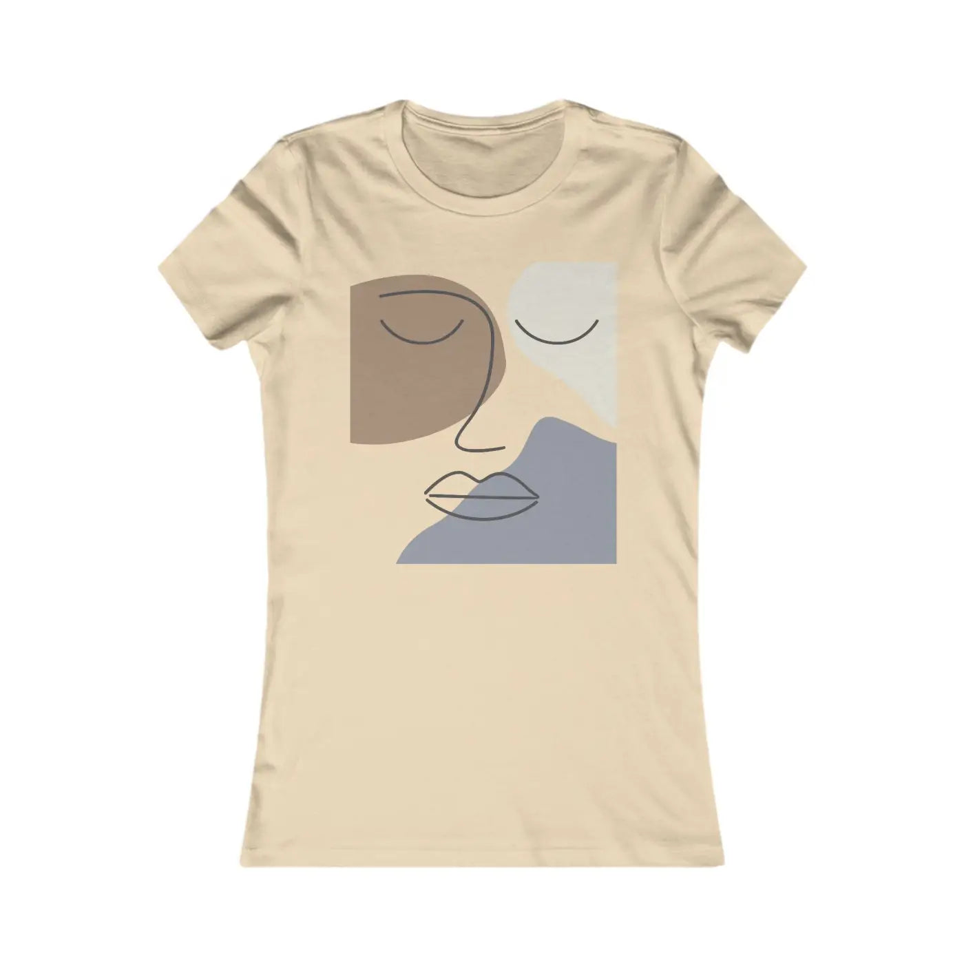 Women's Favorite Tee - Abstract Face Comfort Style - DipaliZ