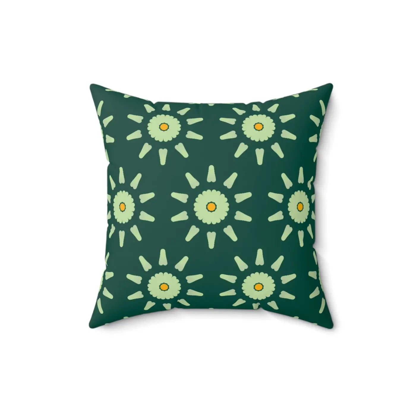 Abstract Flower Pattern Pillow - Spun Polyester Square - DipaliZ