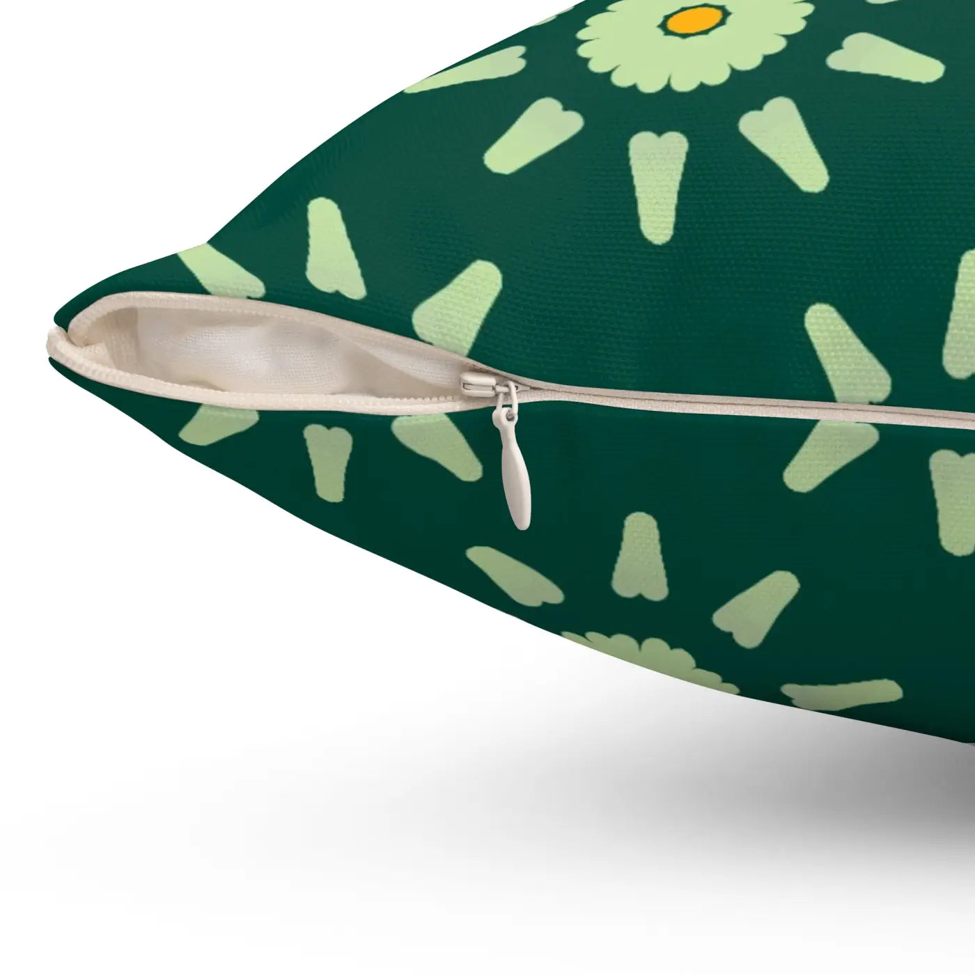 Abstract Flower Pattern Pillow - Spun Polyester Square - DipaliZ