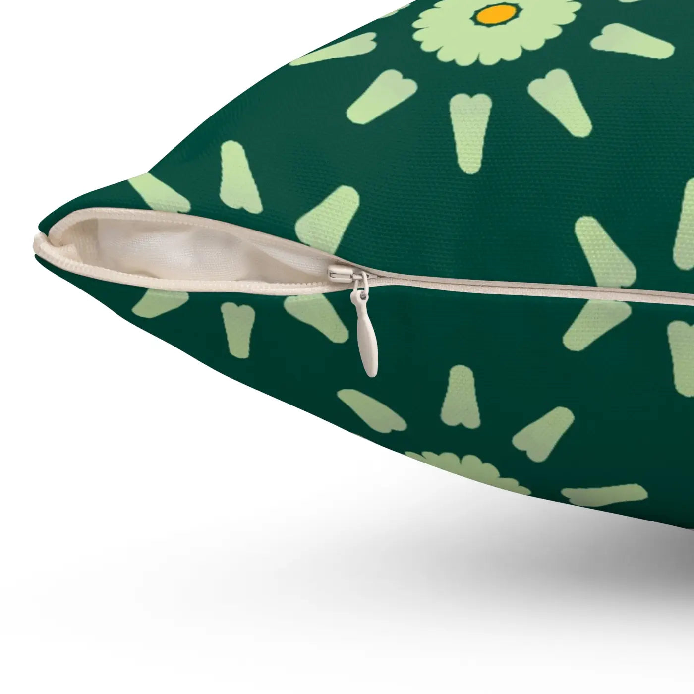 Abstract Flower Pattern Pillow - Spun Polyester Square - DipaliZ