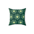Abstract Flower Pattern Pillow - Spun Polyester Square - DipaliZ