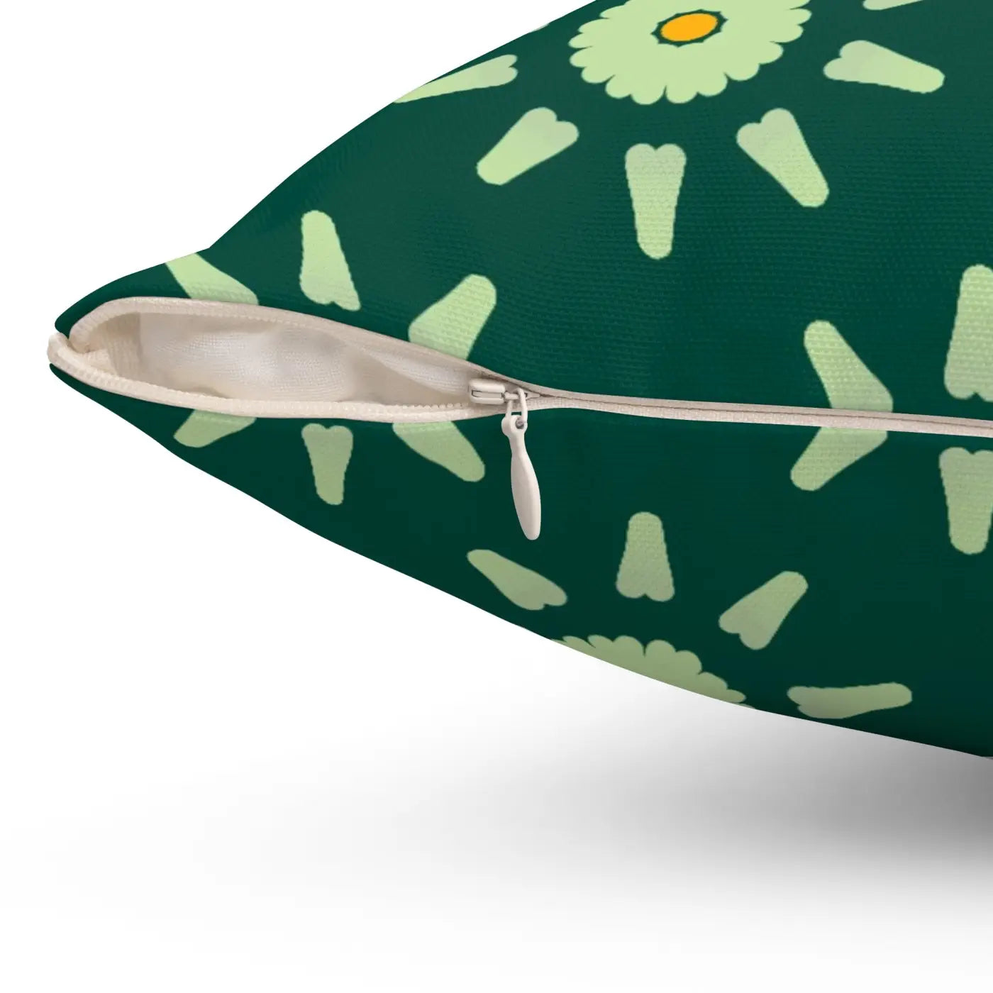 Abstract Flower Pattern Pillow - Spun Polyester Square - DipaliZ