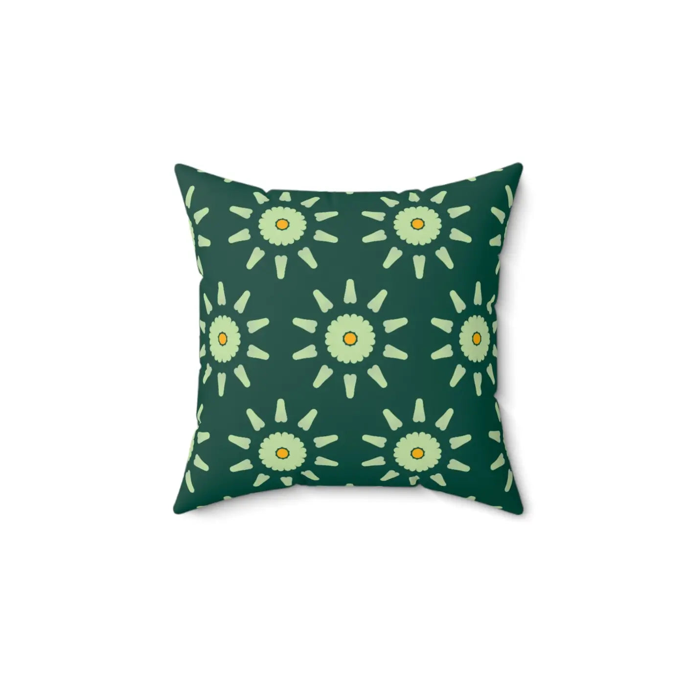 Abstract Flower Pattern Pillow - Spun Polyester Square - DipaliZ