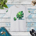 Monstera Leaf Tee - Ultra Cotton Women's Top - DipaliZ