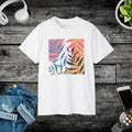 Ultra Cotton Tee - Abstract Foliage Design - DipaliZ
