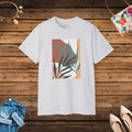 Ultra Cotton Tee - Abstract Foliage Design - DipaliZ