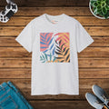Ultra Cotton Tee - Abstract Foliage Design - DipaliZ