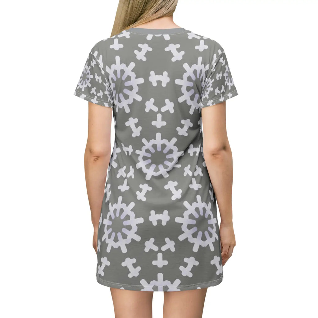 Abstract Geometric Pattern Dress - Statement Style - DipaliZ