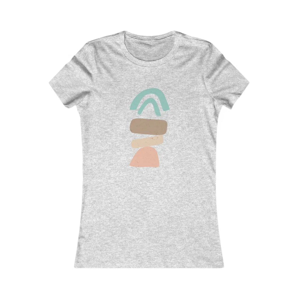 Women's Favorite Tee - Abstract Landscape Comfort - DipaliZ