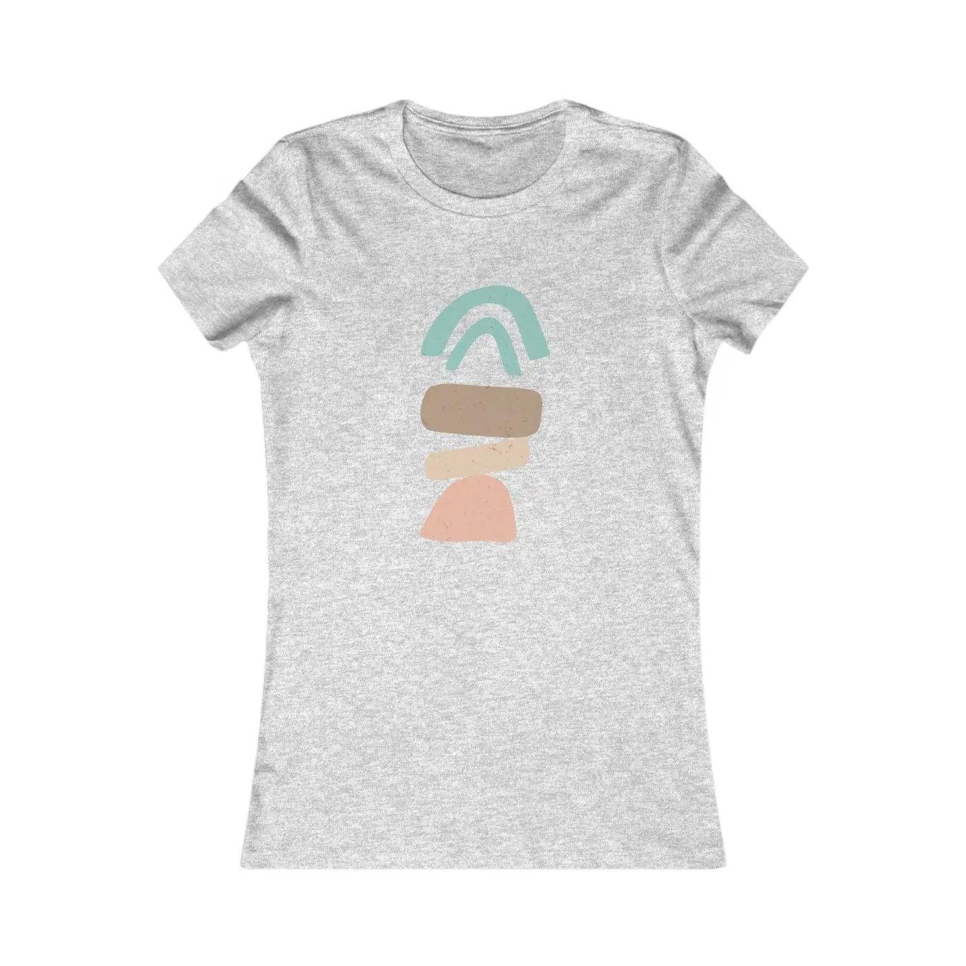 Women's Favorite Tee - Abstract Landscape Comfort - DipaliZ