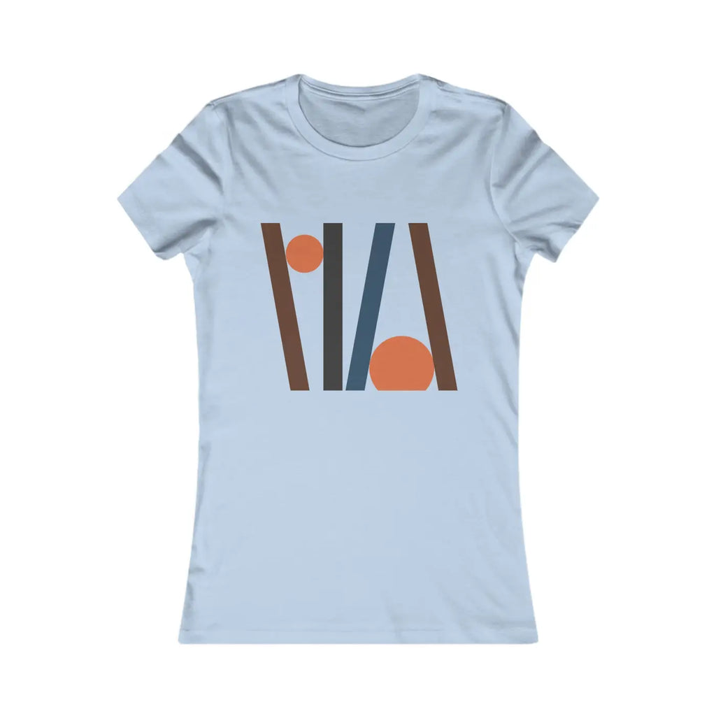Women's Favorite Tee - Abstract Lines Comfort Style - DipaliZ
