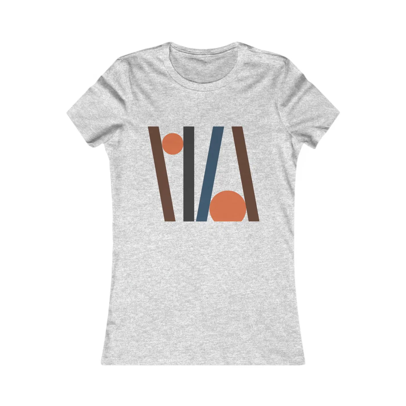 Women's Favorite Tee - Abstract Lines Comfort Style - DipaliZ