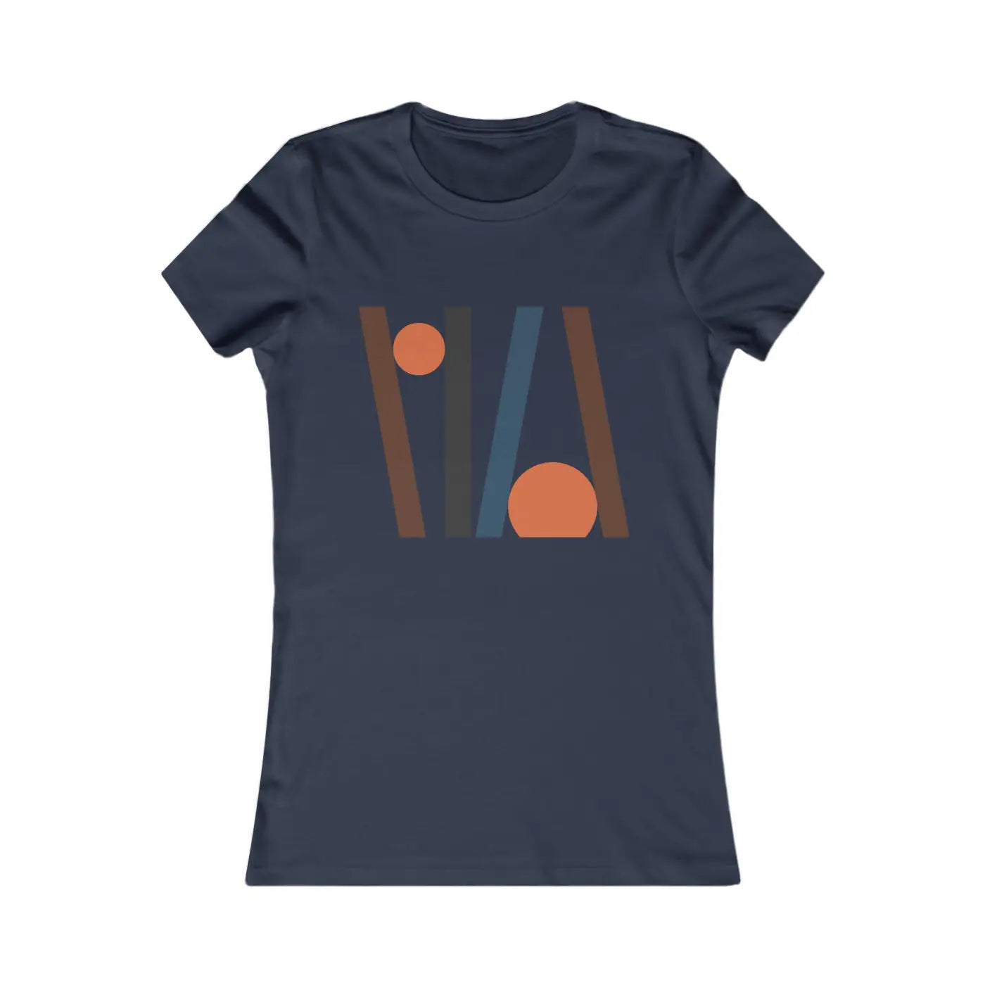 Women's Favorite Tee - Abstract Lines Comfort Style - DipaliZ
