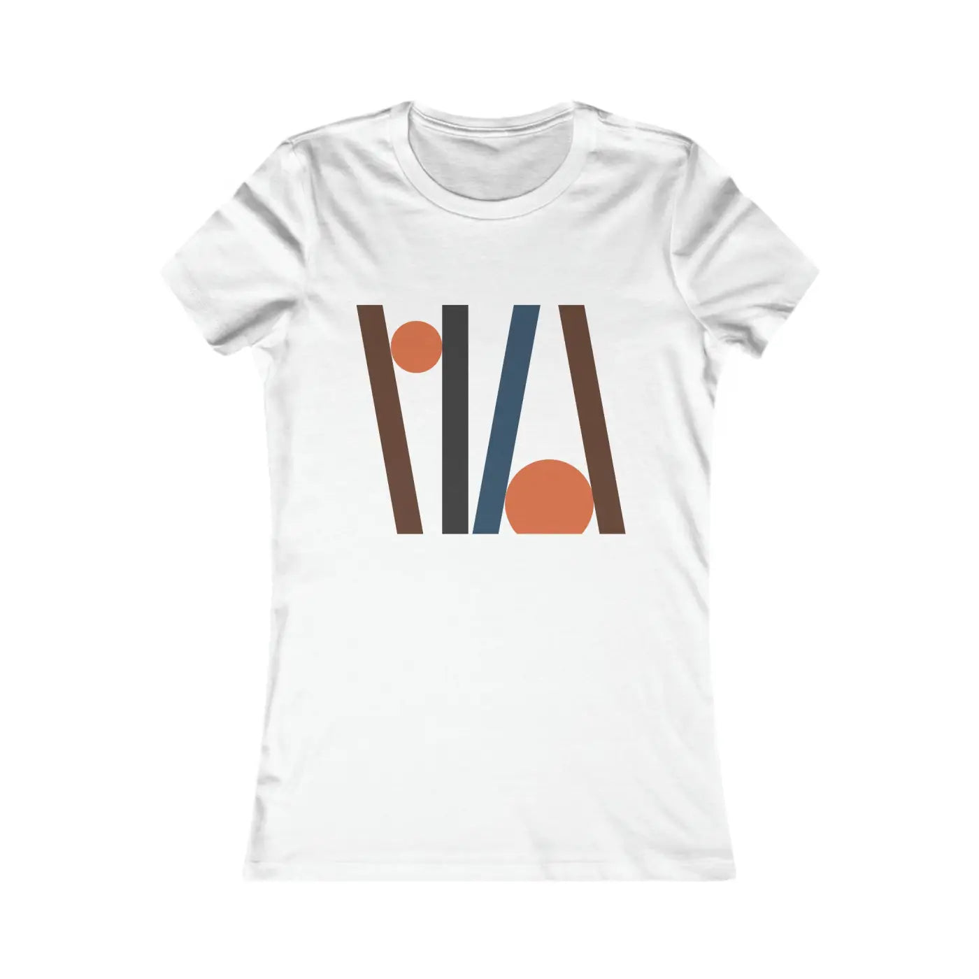 Women's Favorite Tee - Abstract Lines Comfort Style - DipaliZ