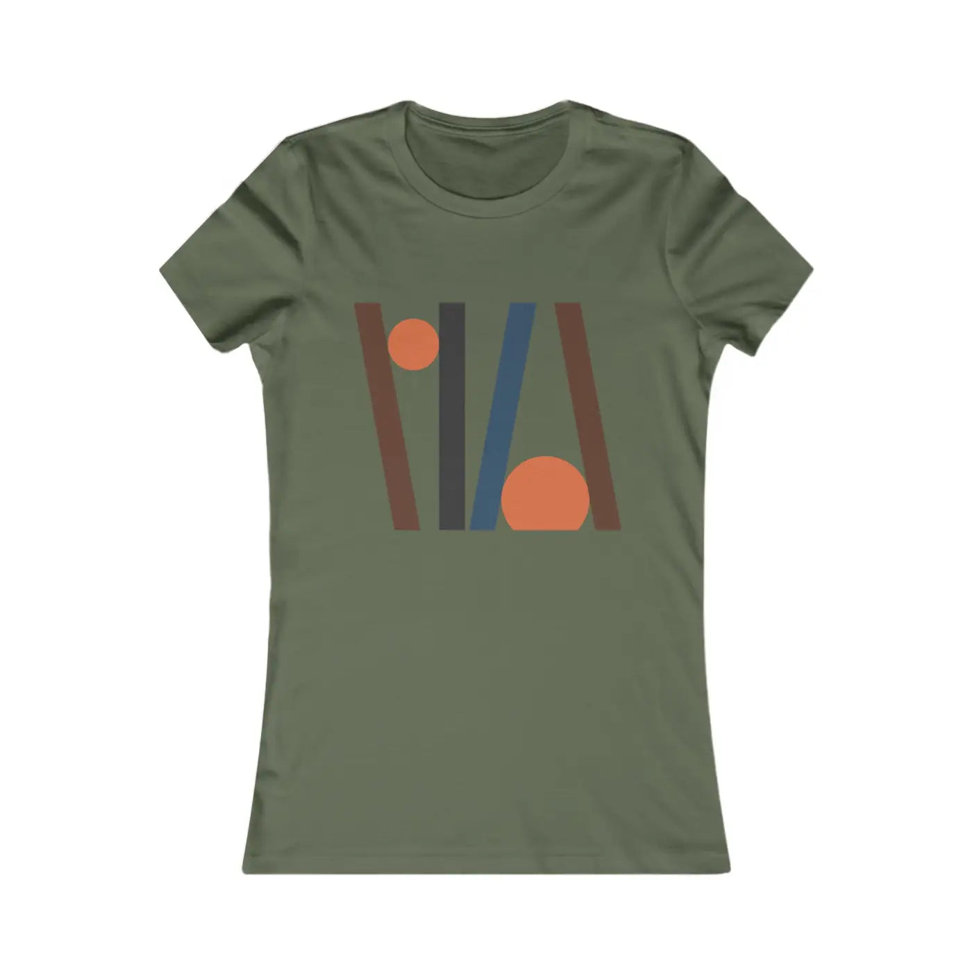 Women's Favorite Tee - Abstract Lines Comfort Style - DipaliZ