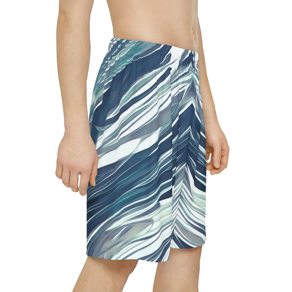 Men's Sports Shorts - Abstract Pattern Performance - DipaliZ