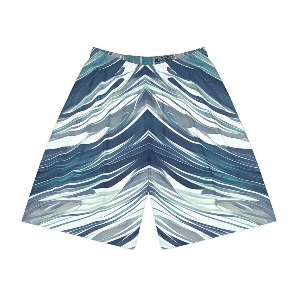 Men's Sports Shorts - Abstract Pattern Performance - DipaliZ