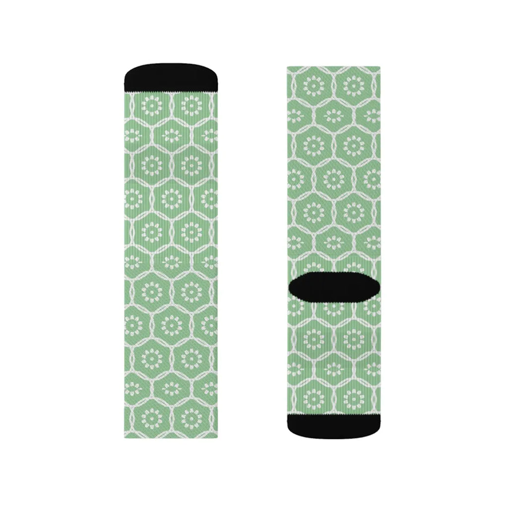 Vibrant Sublimation Socks - Abstract Pattern Design - DipaliZ