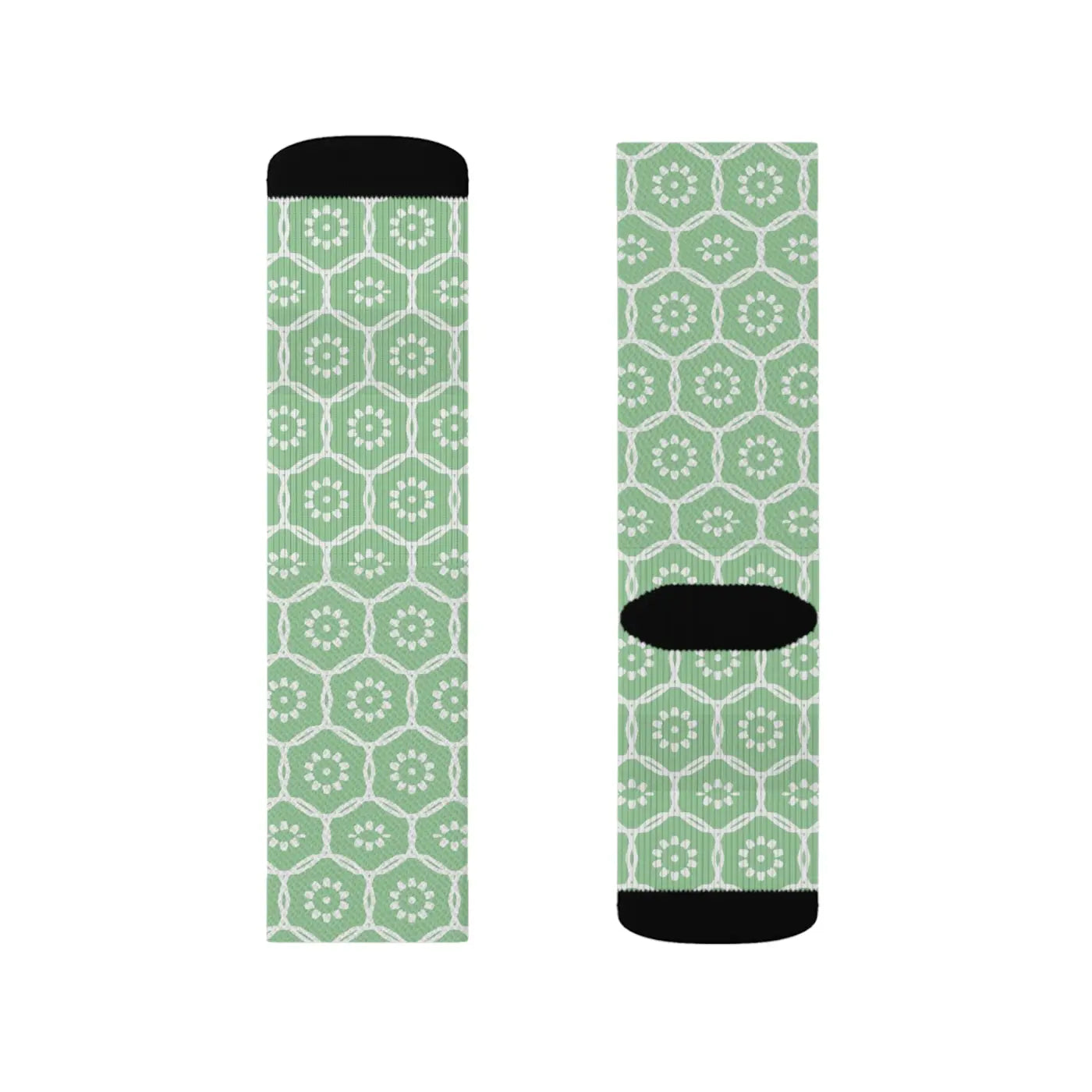 Vibrant Sublimation Socks - Abstract Pattern Design - DipaliZ